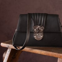 Sac Clélia – sac à main en cuir noir