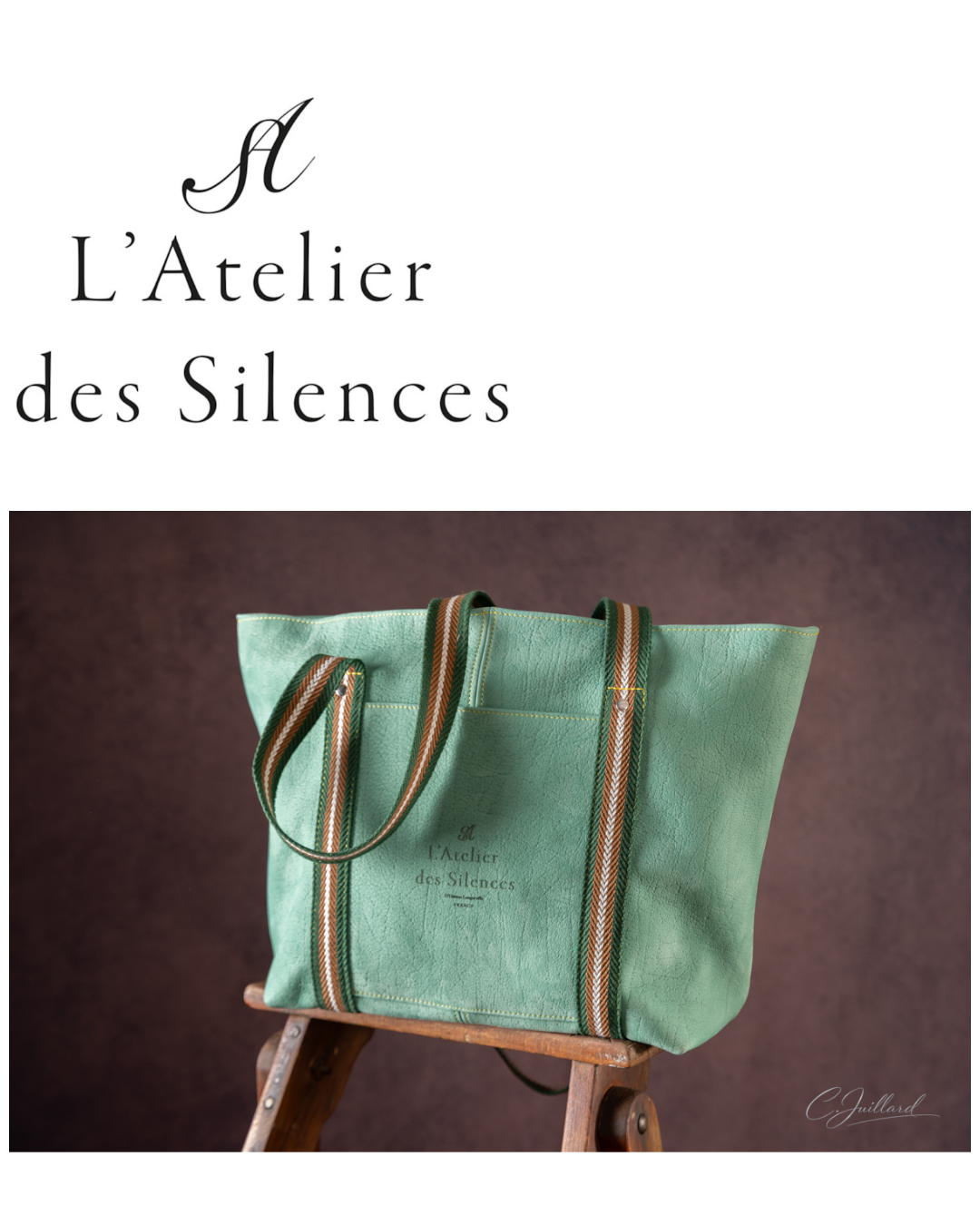 tote bag nubuck vert