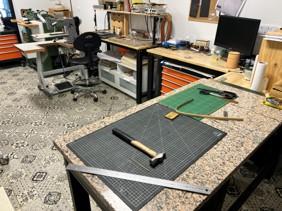 Vue machine a coudre